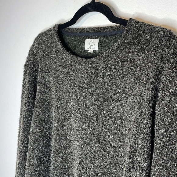 KUWALLATEE cozy charcoal texture long sleeve top - Picture 5 of 8